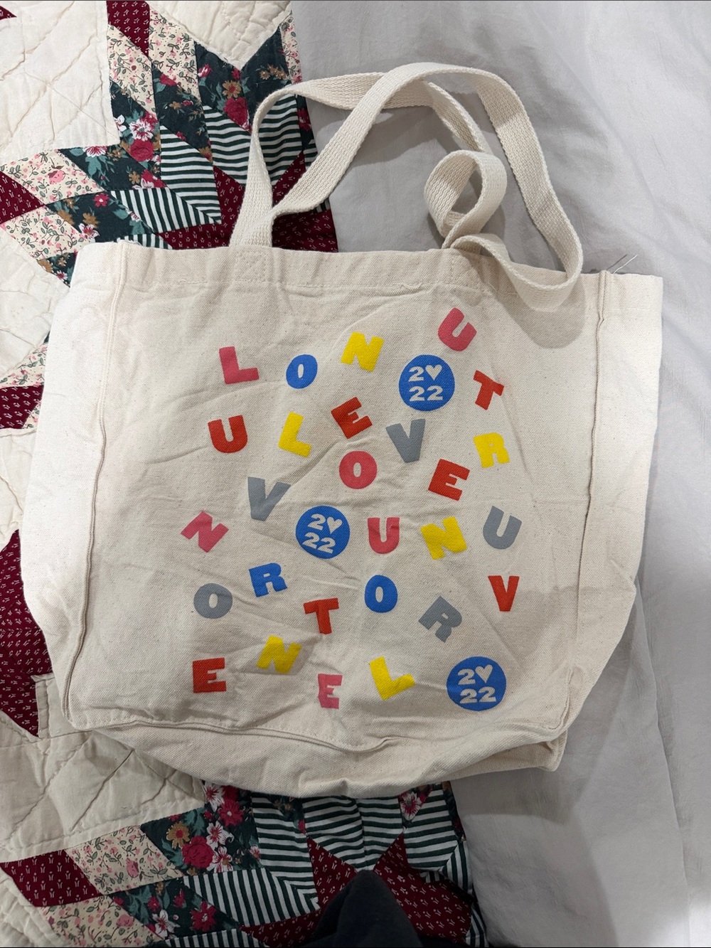Harry styles love on tour 2022 canvas tote